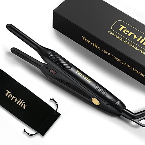 Pencil flat iron for short hair