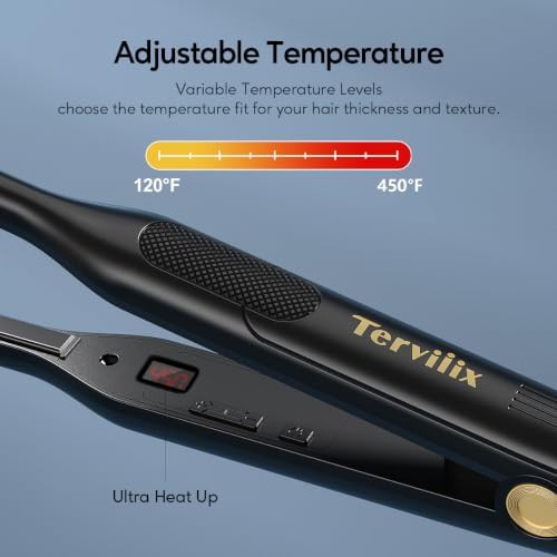 Pencil flat iron for short hair — photo 3