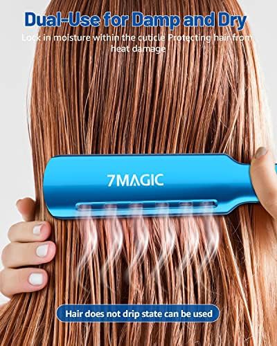 Blue nano titanium wide flat iron — photo 3