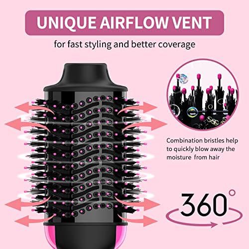 Ceramic ionic blow dryer brush — photo 3