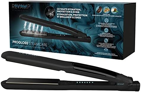 Steam flat iron with moisture care