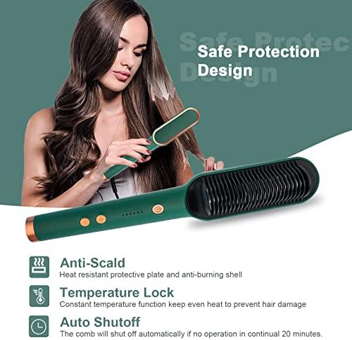 Anti scald electric hair straightening comb — photo 5