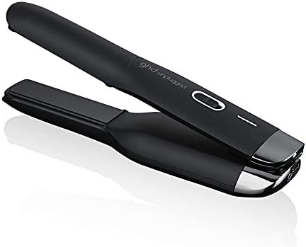 Unplugged cordless black travel flat iron