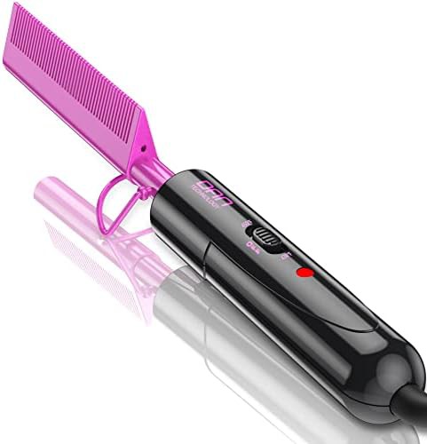 Dual voltage ceramic hot comb for travel