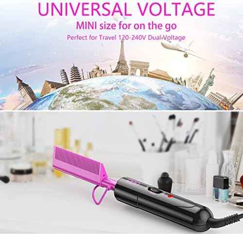 Dual voltage ceramic hot comb for travel — photo 4