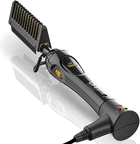 High heat electric pressing comb for natural hair