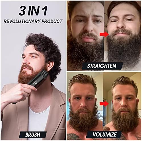 Cordless beard straightening comb for men — photo 2