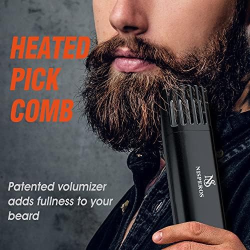 Cordless beard straightening comb for men — photo 3