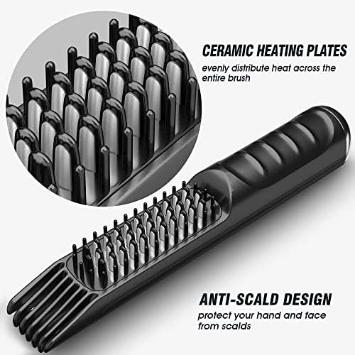 Cordless beard straightening comb for men — photo 4