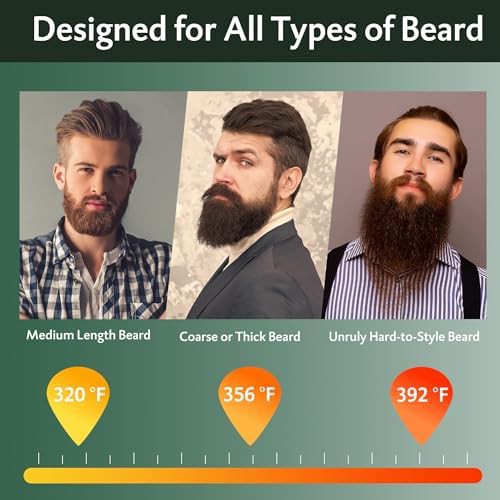Cordless ionic beard straightening brush — photo 3