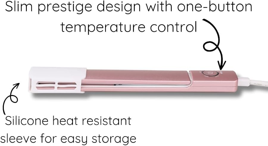 Pink slim dual voltage flat iron — photo 4