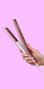 Pink slim dual voltage flat iron — photo 5