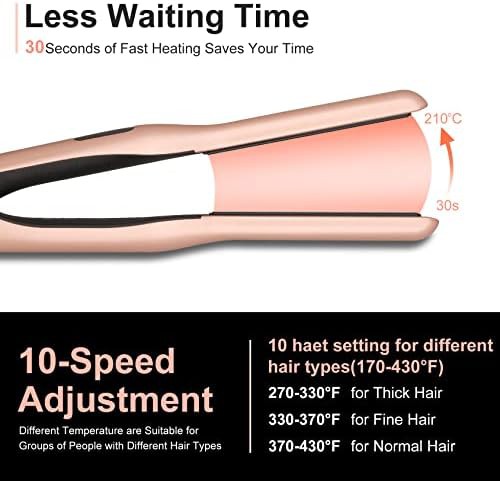 Ceramic Pencil Iron with Temperature Settings — photo 3