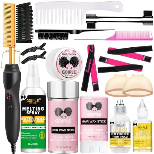 Electric hot comb for wig styling