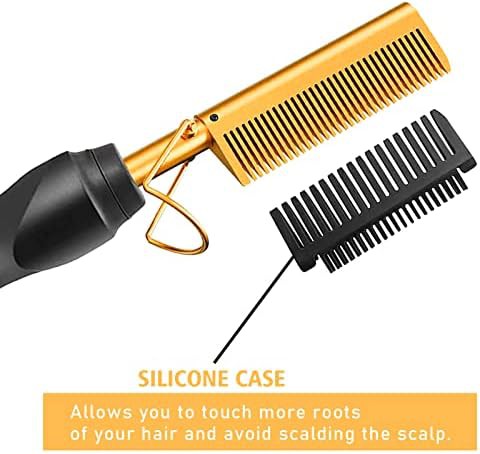 Electric hot comb for wig styling — photo 4