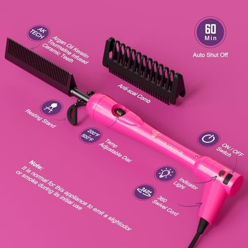 Mini dual voltage electric pressing comb — photo 5
