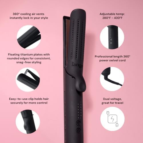 Black airflow styler with titanium plates — photo 3