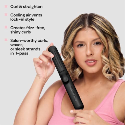 Black airflow styler with titanium plates — photo 5