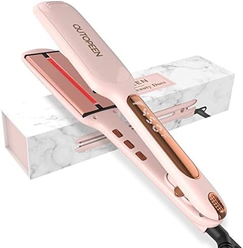 Pink 2 in wide infrared straightener
