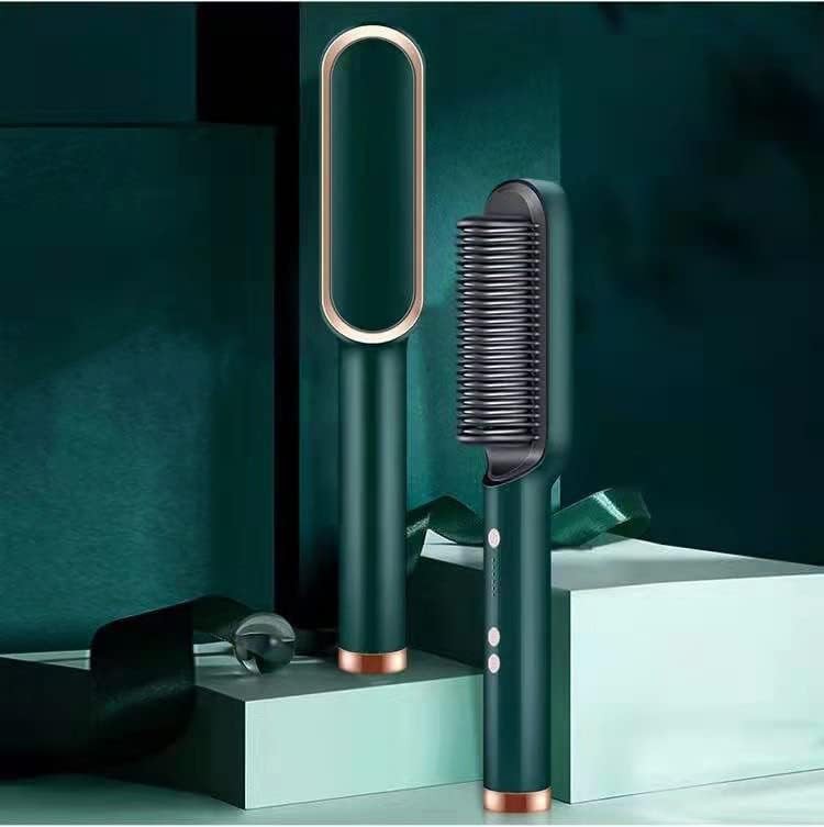 White dual purpose electric hot comb — photo 4