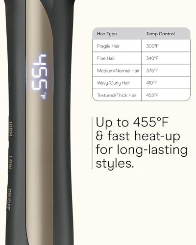 Tourmaline ceramic digital flat iron 1.25 inch — photo 4