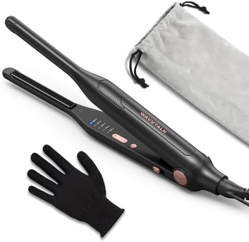 Small pencil flat iron for pixie cuts