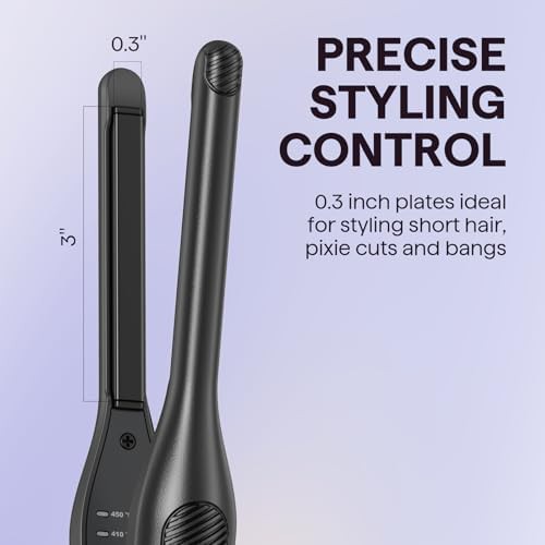 Small pencil flat iron for pixie cuts — photo 3
