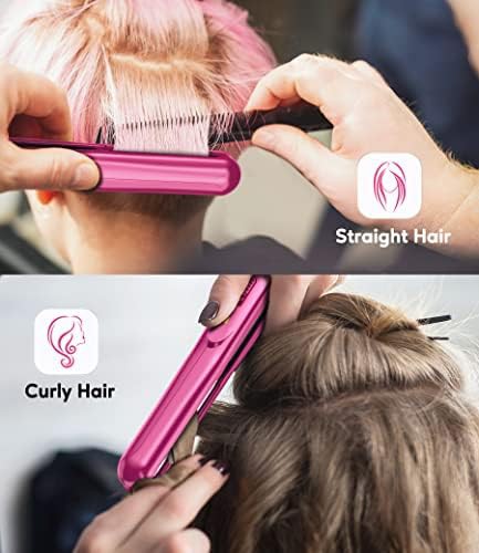 Pink mini flat iron for edges — photo 4