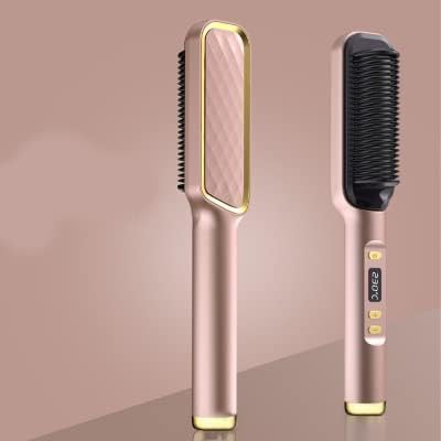 Purple anti scald ceramic straightening comb — photo 4