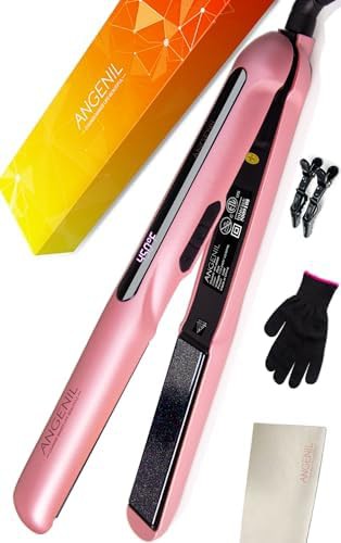 Ceramic one inch professional hair straightener