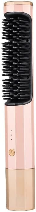 Pink electric hot comb and curler
