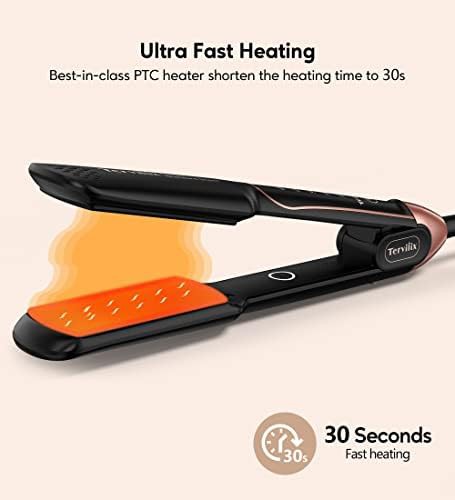 Dual voltage ceramic hair flat iron — photo 5