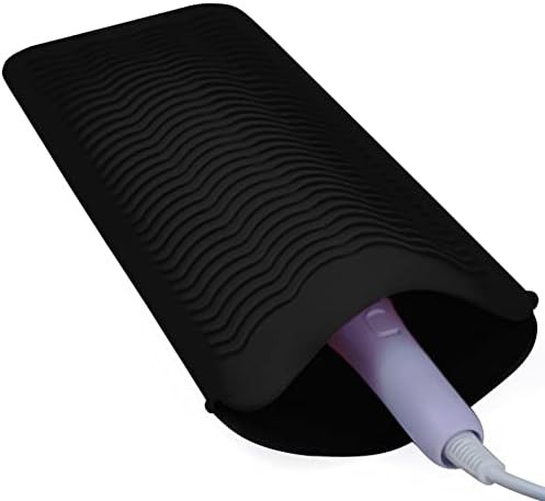 Black silicone heat resistant mat pouch