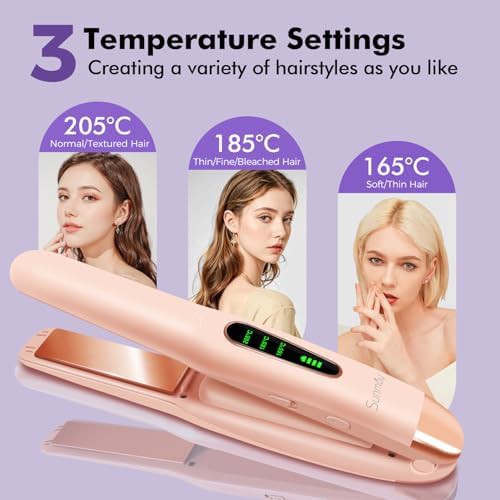 Titanium cordless iron with comb and clip — photo 4