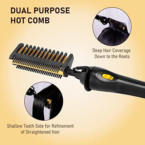 Electric hot comb with ceramic coating — photo 4