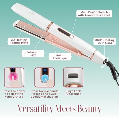 Ionic flat iron and curler — photo 5