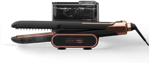 Steam therapy flat iron with 1.5 inch plates