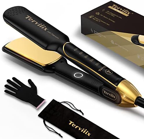 Gold titanium wide plate straightener