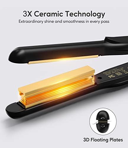 Ceramic two in one straightener curler — photo 4