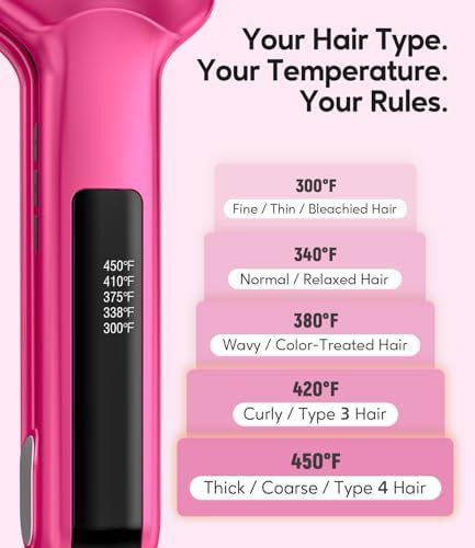 Extra wide ceramic tourmaline flat iron — photo 4