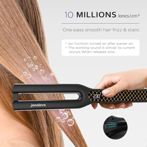 Titanium flat iron with silicone mat — photo 3