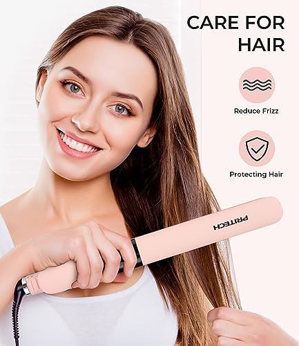Titanium flat iron with digital display — photo 3