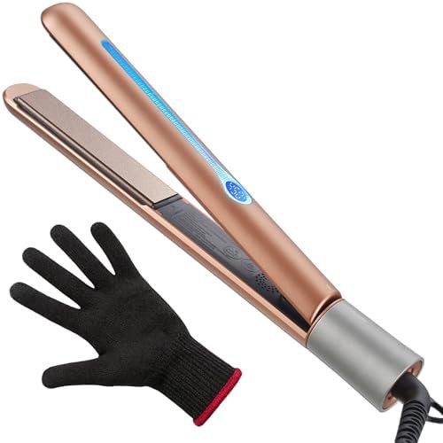 Gold tourmaline one inch hair straightener