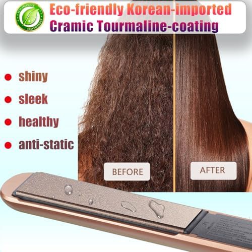 Gold tourmaline one inch hair straightener — photo 3