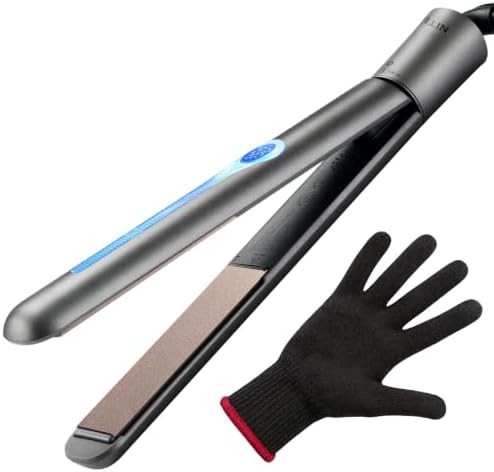 Black tourmaline one inch hair straightener
