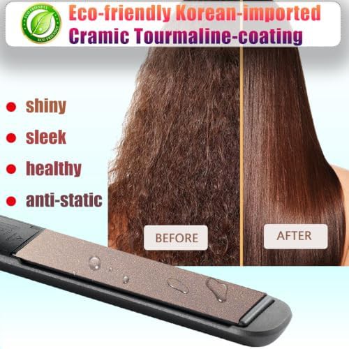 Black tourmaline one inch hair straightener — photo 5