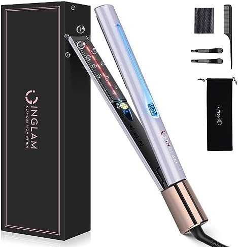 IG INGLAM infrared titanium hair straightener 1 inch