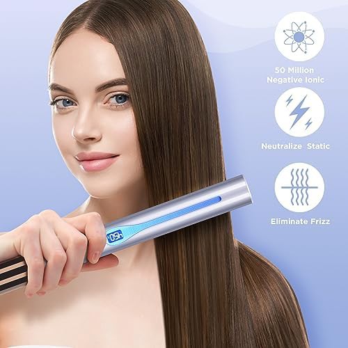 IG INGLAM infrared titanium hair straightener 1 inch — photo 3