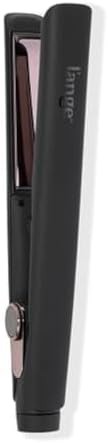Black titanium flat iron with infrared heat