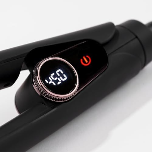 Black titanium flat iron with infrared heat — photo 3